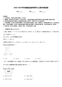 2023-2024学年湖南省涟源市数学九上期末经典试题含答案