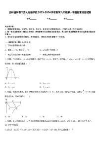 吉林省长春市吉大尚德学校2023-2024学年数学九年级第一学期期末检测试题含答案