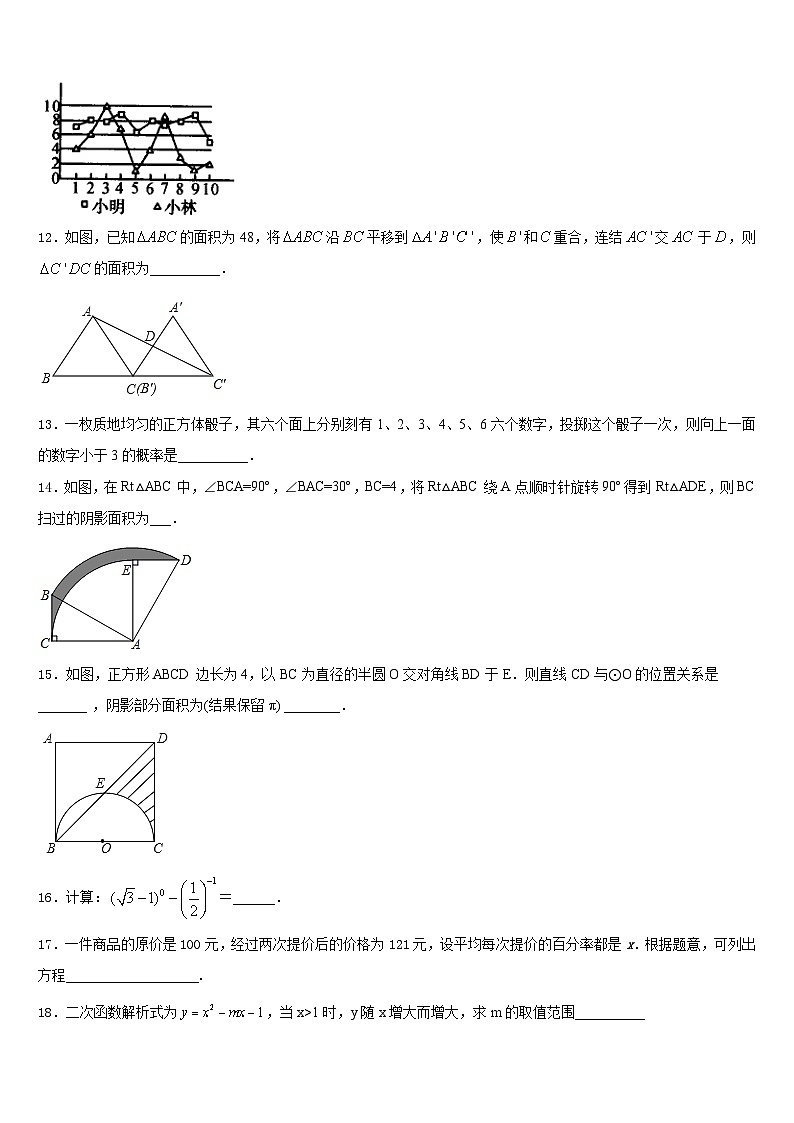 辽宁省抚顺市望花区2023-2024学年九上数学期末质量检测试题含答案03