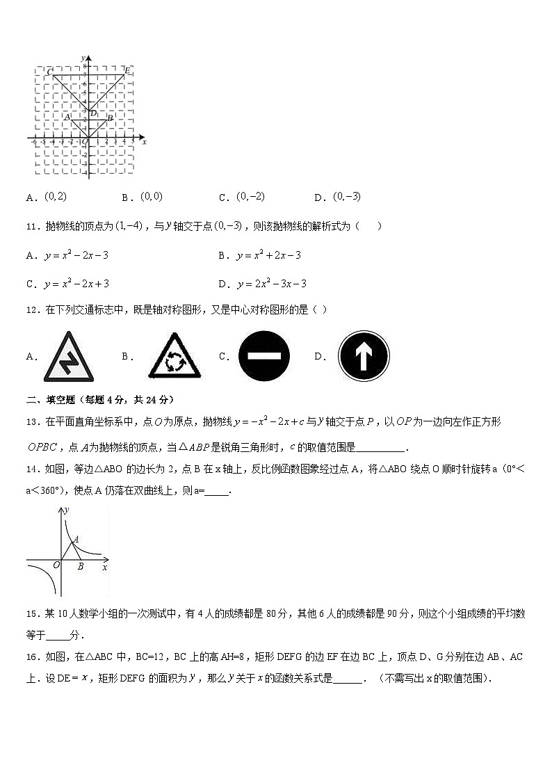 2023-2024学年山东省淄博市数学九上期末质量检测模拟试题含答案第3页