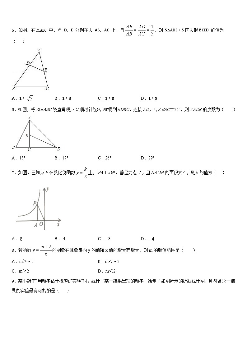 2023-2024学年山东聊城市文轩中学九上数学期末联考模拟试题含答案第2页