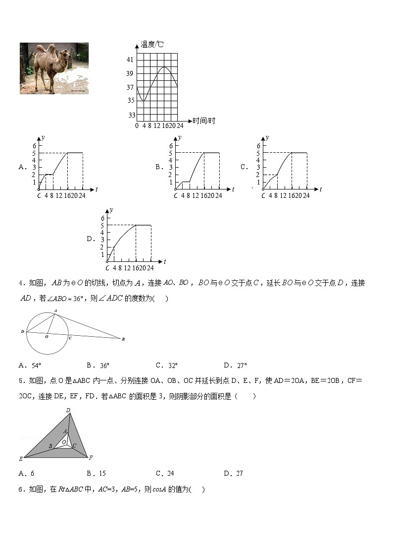 2023-2024学年广西壮族自治区河池市东兰县九上数学期末统考试题含答案第2页