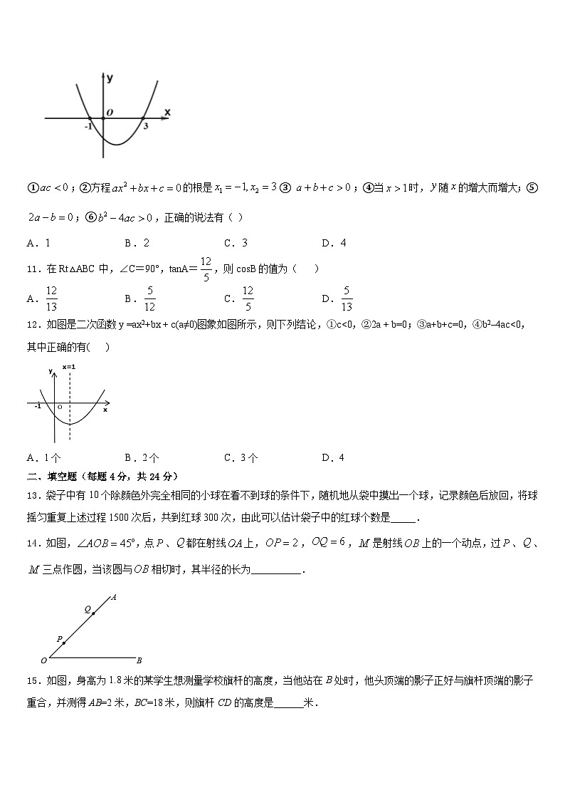 2023-2024學(xué)年河南盧氏縣九上數(shù)學(xué)期末質(zhì)量檢測(cè)試題含答案第3頁