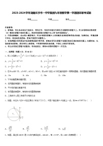 2023-2024学年湖南长沙市一中学集团九年级数学第一学期期末联考试题含答案