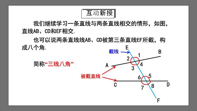 人教版数学七年级下册 5.1.3《同位角、内错角、同旁内角》课件+重难点专项练习(含答案解析)04