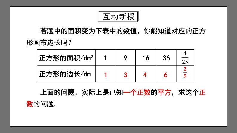 人教版数学七年级下册 6.1《平方根》共3课时 课件+重难点专项练习(含答案解析)04