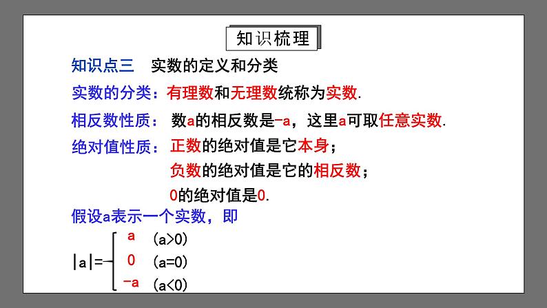 人教版数学七年级下册 第6章《实数》复习课件+测试卷07