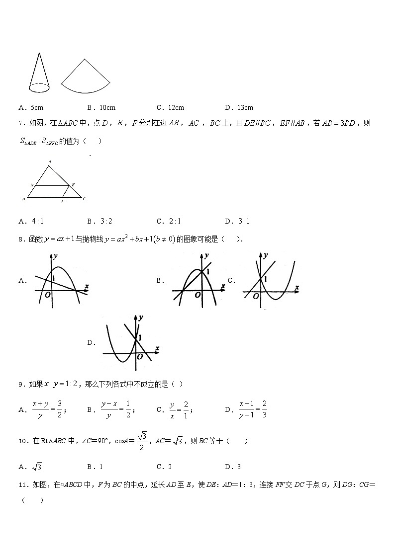 浙江省桐乡市2023-2024学年九年级数学第一学期期末复习检测模拟试题含答案第2页