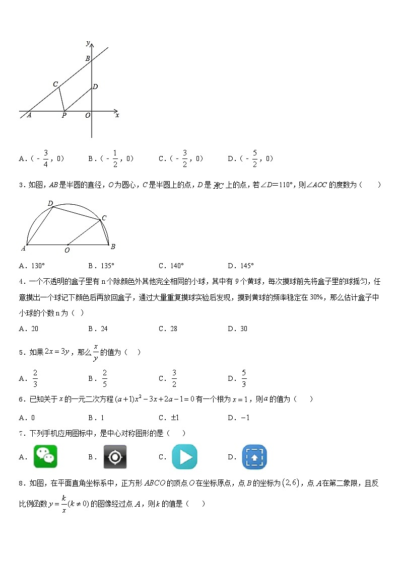 黑龙江省伊春市嘉荫县2023-2024学年数学九年级第一学期期末达标检测试题含答案第2页