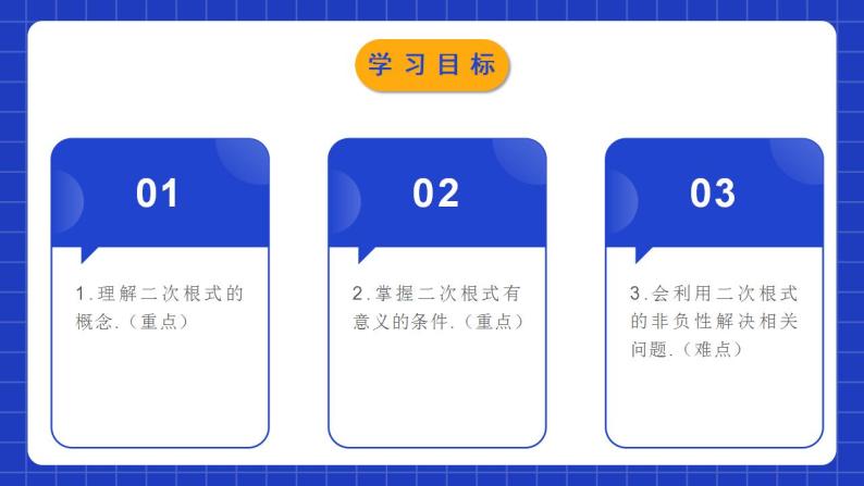 人教版数学八年级下册 16.1.1 《二次根式的概念》课件+教学设计+导学案+分层练习（含答案解析）02