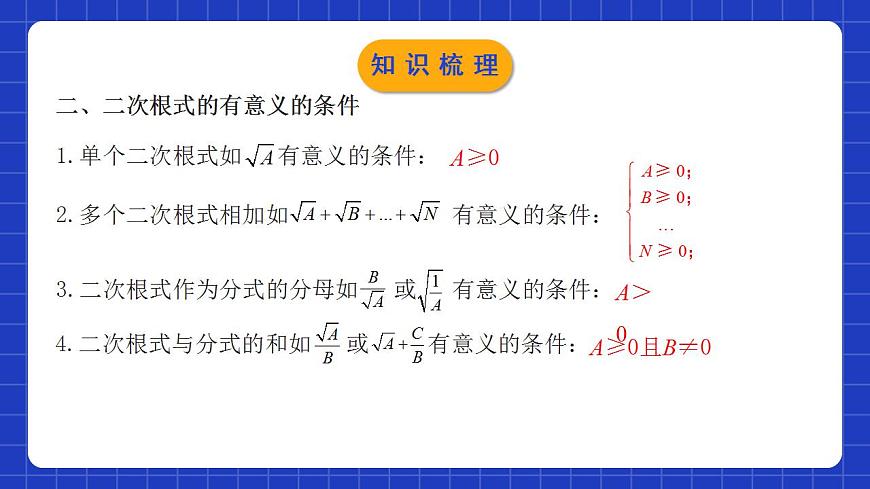 人教版數(shù)學(xué)八年級(jí)下冊(cè) 第十六章《二次根式》 章節(jié)復(fù)習(xí)課件第5頁