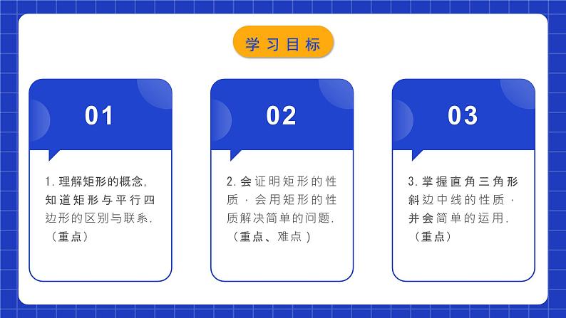 人教版数学八年级下册 18.2.1 《矩形的性质》课件+教学设计+导学案+分层练习(含答案解析)02