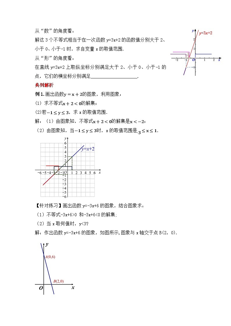 人教版数学八年级下册 19.2.8 《一次函数与一元一次不等式》课件+教学设计+导学案+分层练习(含答案解析)03