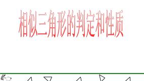 第4章 相似三角形 相似三角形判定和性质复习 浙教版九年级上册课件