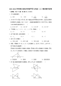 2023-2024学年浙江省杭州市临平区七年级（上）期末数学试卷