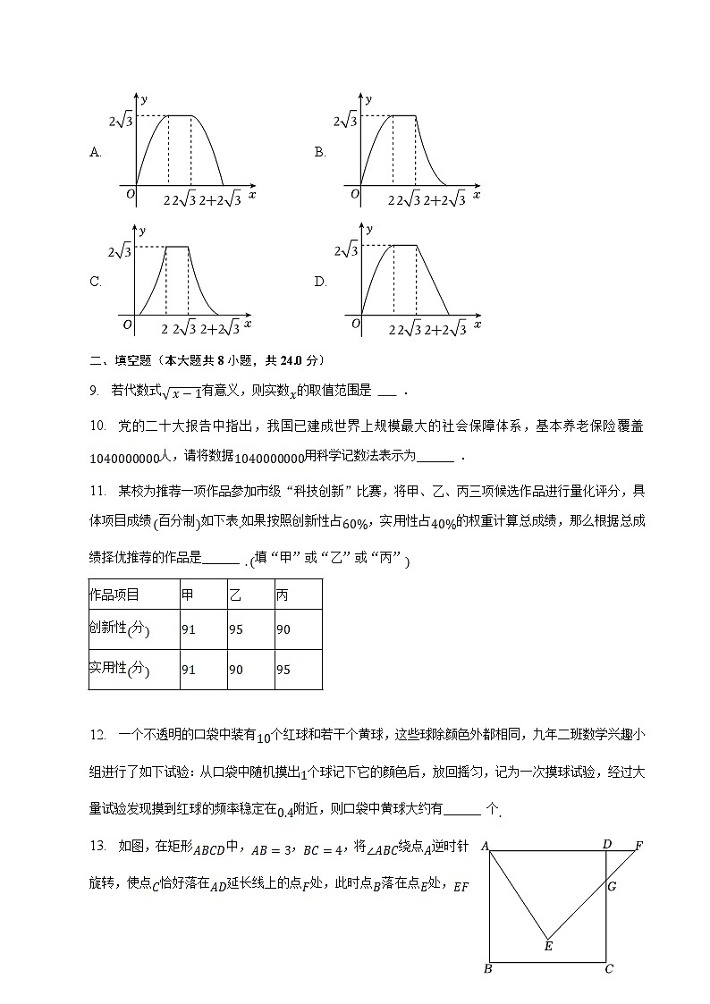 辽宁省锦州市2023届九年级下学期中考二模数学试卷(含解析)03