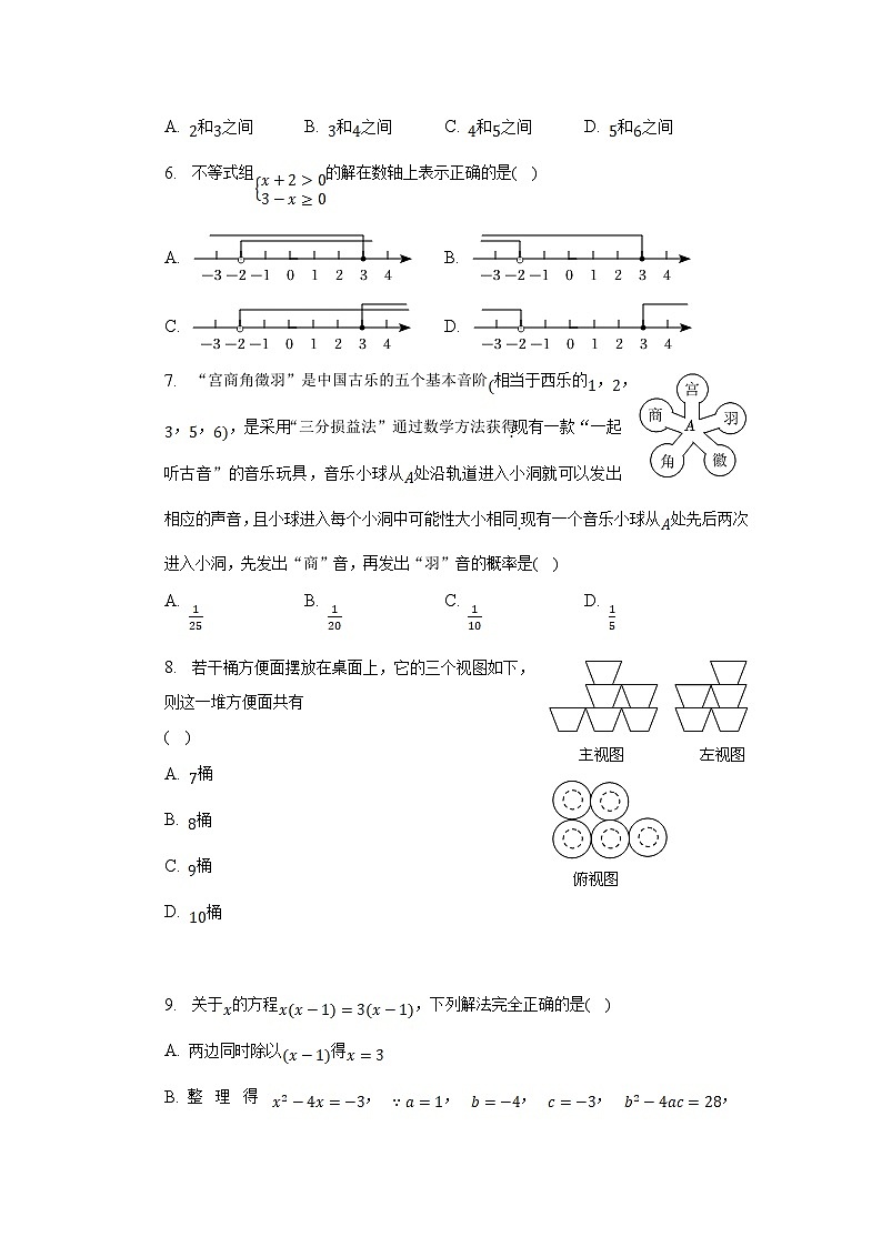 山东省临沂市临沭县2023届九年级下学期中考二模数学试卷(含解析)02