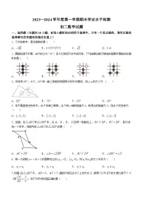 山东省淄博市张店区2023-2024学年七年级上学期期末数学试题