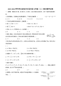 2023-2024學(xué)年河北省滄州市孟村縣七年級(jí)（上）期末數(shù)學(xué)試卷（含解析）