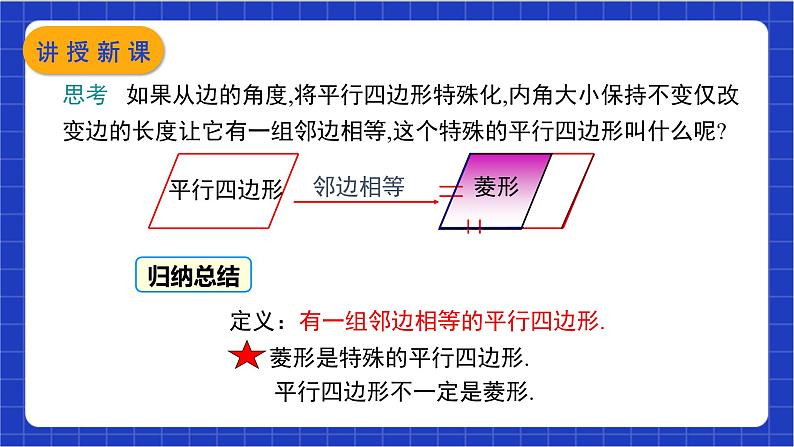 【核心素养】18.2.2 第1课时《菱形的性质》课件+教案+分层练习(含答案解析)04