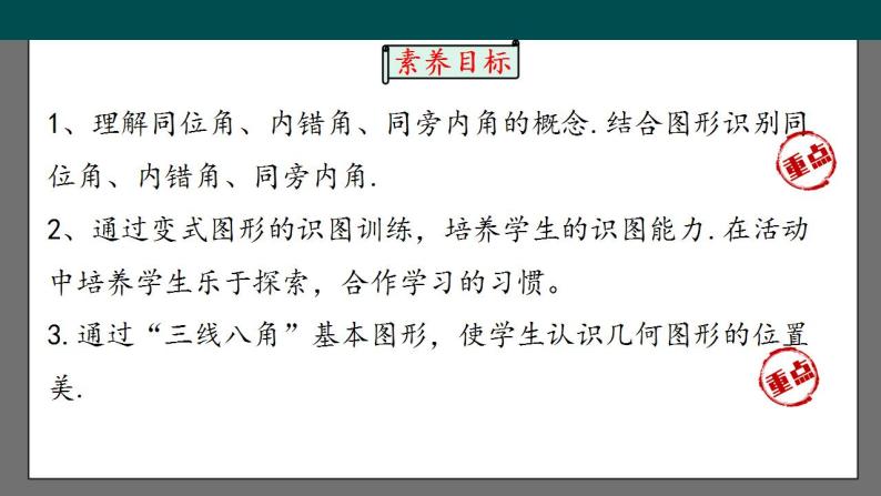 5.1.3《同位角、内错角、同旁内角》课件-人教版数学七年级下册03