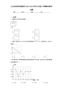 山东省济南市高新区2023-2024学年九年级上学期期末数学试题(含答案)