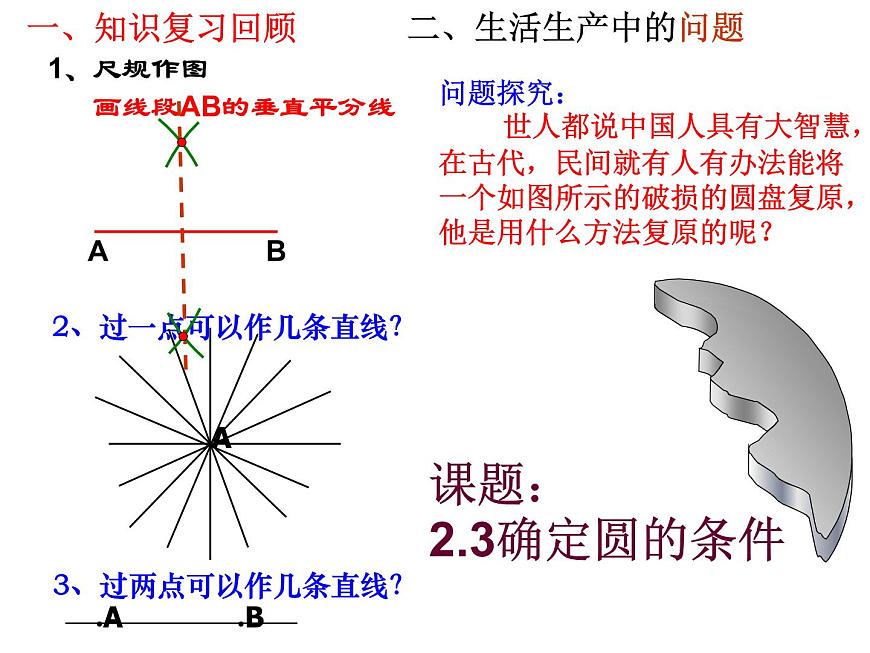 2.3 確定圓的條件 蘇科版數(shù)學九年級上冊課件第2頁