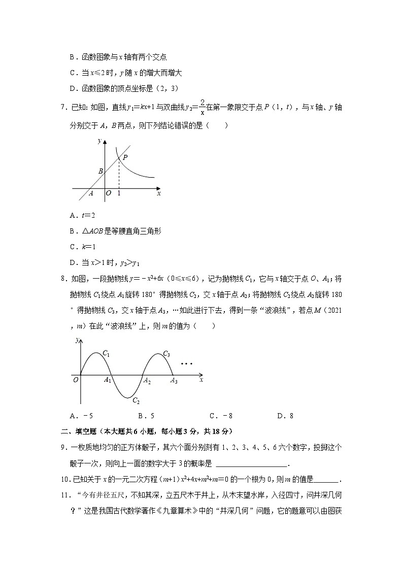 2023-2024学年山东省菏泽市鄄城县九年级(上)期末数学试卷(含解析)第2页