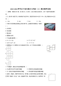 2023-2024学年辽宁省本溪市七年级（上）期末数学试卷（含解析）