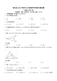 海南省省直辖县级行政单位澄迈县2023-2024学年八年级上学期期末数学试题