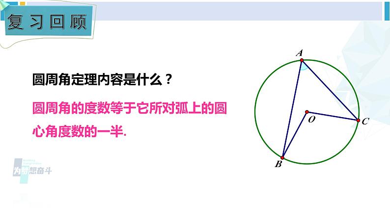 湘教版九年级数学下册 第2章 圆 第2课时 圆周角(2)(课件)第2页