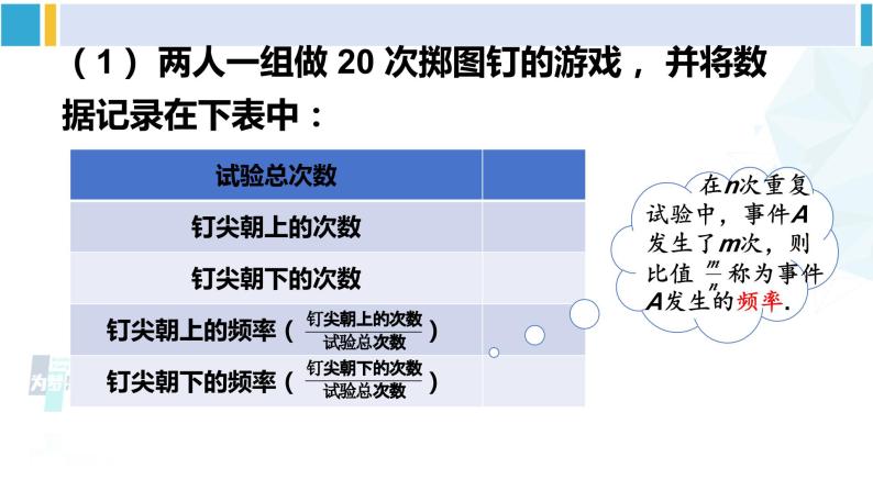 北师大版七年级数学下册 第六章 概率初步 2 频率的稳定性（课件）04