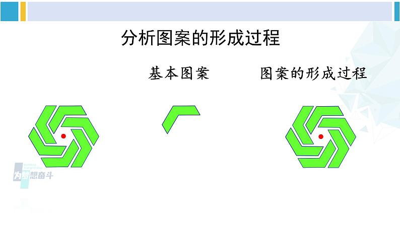 北师大版八年级数学下册 第三章 图形的平移与旋转 4 简单的图案设计(课件)第6页