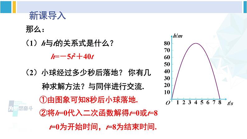 北师大版九年级数学下册 第二章 二次函数第一课时 二次函数与一元二次方程的关系(课件)第4页