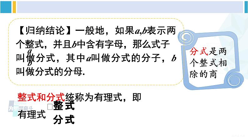 沪科版七年级数学下册 第9章 分式 第1课时 分式的相关概念(课件)06