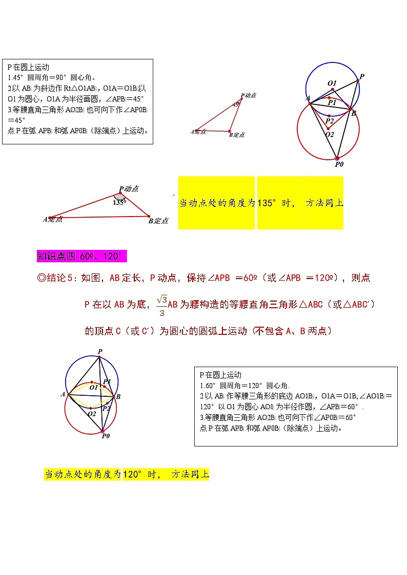 中考数学几何模型专项复习 模型37 圆——定弦定角模型-(原卷版+解析)第3页
