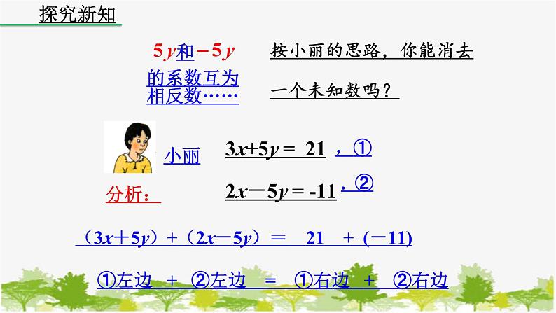 人教版数学七年级下册 8.2 消元——解二元一次方程组(第2课时)课件第7页