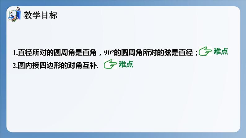 湘教版数学九年级下册2.2.2圆周角(第2课时) 同步课件02