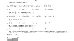 初中数学人教版八年级下册16.1 二次根式优秀备课作业课件ppt