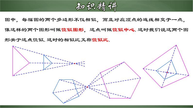 人教版九年级数学下册同步精品课堂 27.3.1 位似图形的概念及画法(课件)第5页