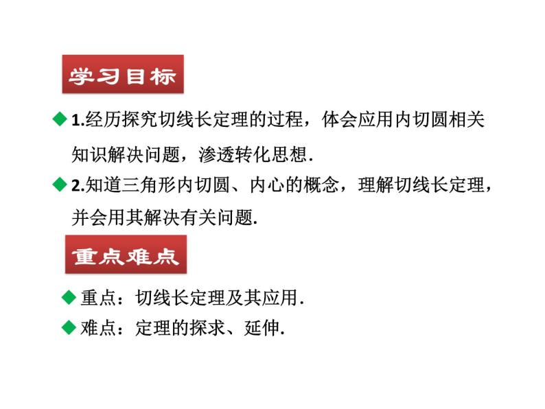 3.7 切线长定理-北师大版九年级数学下册课件02