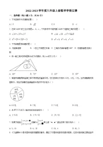 河南省驻马店市第四中学2022-2023学年八年级上学期期末数学试题(原卷版+解析版)