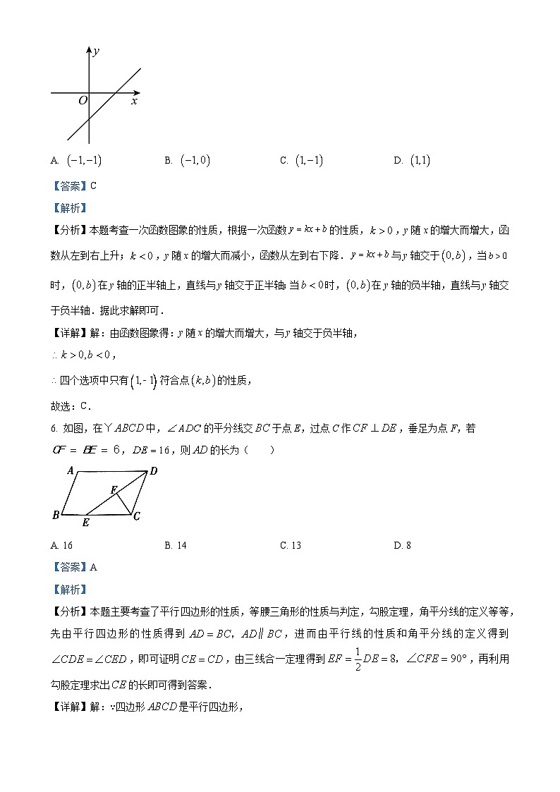 陕西省咸阳实验中学2023-2024学年九年级下学期月考数学试题第3页