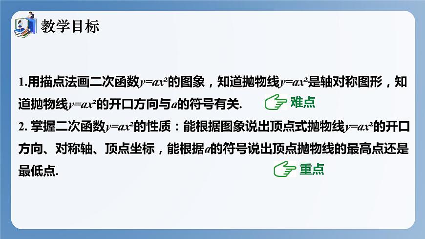 湘教版數(shù)學(xué)九年級下冊1.2二次函數(shù)的圖象與性質(zhì)（第1課時） 同步課件第2頁