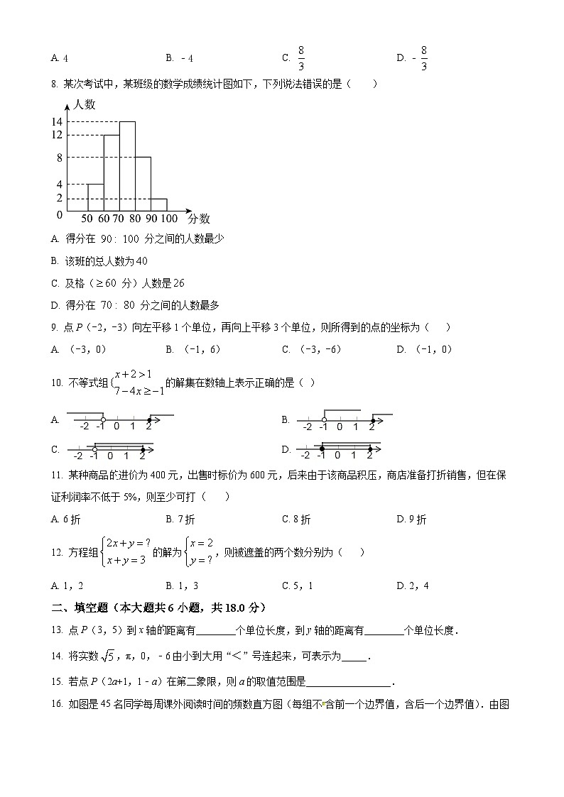 四川省广安市岳池县岳池县石垭中学2022-2023学年七年级下学期期末数学试题(原卷版+解析版)02
