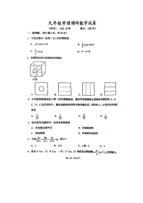 河南省郑州市2023—2024学年九年级上学期期末数学试卷(含答案)