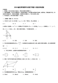 2024届天津市数学九年级下学期3月份月考试题
