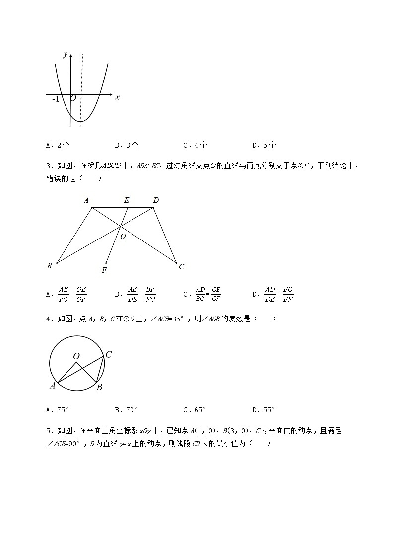 【真题汇编】贵州省兴仁市中考数学三模试题(含详解)02