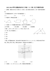 2023-2024学年安徽省亳州市八年级（上）第三次月考数学试卷(含解析）