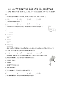 2023-2024学年四川省广安市邻水县七年级(上)期末数学试卷(含详细答案解析)